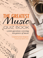 The Greatest Music Quiz Book: 1,000 questions covering ten genres of music