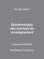 Épistémologie des services de renseignement