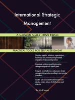 International Strategic Management A Complete Guide - 2020 Edition