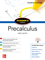 Schaum's Outline of Precalculus, Fourth Edition