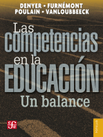 Las competencias en la educación: Un balance