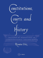 Constitutions, Courts, and History: Historical Narratives in Constitutional Adjudication