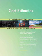 Cost Estimates A Complete Guide - 2021 Edition