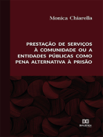 Prestação de serviços à comunidade ou a entidades públicas como pena alternativa à prisão