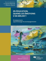 En éducation, quand les émotions s’en mêlent!: Enseignement, apprentissage et accompagnement