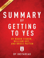 Summary of Getting to Yes: by Roger Fisher, William Ury, and Bruce Patton | Includes Analysis