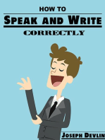 How to Speak and Write Correctly