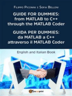 Guide for Dummies: from MATLAB to C++ through the MATLAB Coder: English and Italian Book