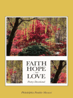 Faith, Hope, And Love Poetry Devotional