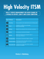 High Velocity Itsm: Agile It Service Management for Rapid Change in a World of Devops, Lean It and Cloud Computing