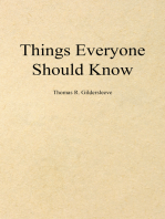 Things Everyone Should Know