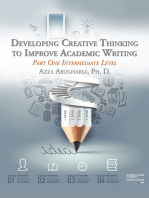 Developing Creative Thinking to Improve Academic Writing: Part One Intermediate Level