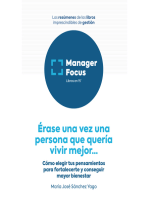 Resumen de Érase una vez una persona que quería vivir mejor de María José Sánchez Yago