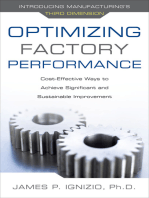 Optimizing Factory Performance: Cost-Effective Ways to Achieve Significant and Sustainable Improvement