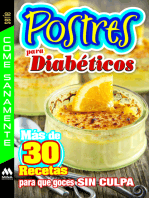 Postres para diabéticos