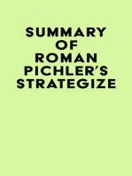 Summary of Roman Pichler's Strategize