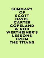 Summary of Scott Davis, Carter Copeland & Rob Wertheimer's Lessons from the Titans