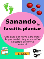 sanando la fascitis plantar