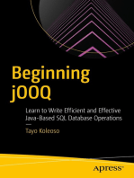 Beginning jOOQ: Learn to Write Efficient and Effective Java-Based SQL Database Operations