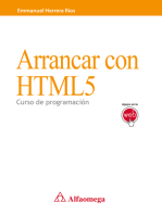 Arrancar con html5 curso de programación: Curso de programación