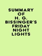 Summary of H. G. Bissinger's Friday Night Lights