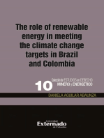 The role of renewable energy in meeting the climate change targets in Brazil and Colombia