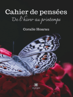 Cahier de pensées: De l’hiver au printemps