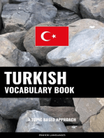 Turkish Vocabulary Book: A Topic Based Approach