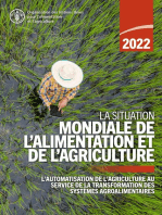 La Situation mondiale de l’alimentation et de l’agriculture 2022: L’automatisation de l’agriculture au service de la transformation des systèmes agroalimentaires