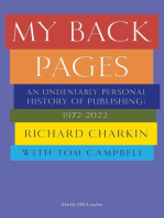 MY BACK PAGES: An undeniably personal history of publishing