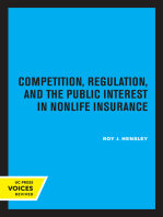 Competition, Regulation, and the Public Interest in Nonlife Insurance