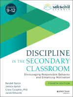 Discipline in the Secondary Classroom: Encouraging Responsible Behavior and Enhancing Motivation