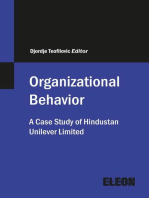 Organizational Behaviour: A Case Study of Hindustan Unilever Limited: Organizational Behaviour