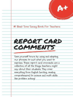 Report Card Comments