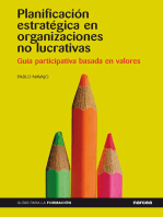 Planificación estratégica en organizaciones no lucrativas: Guía participativa basada en valores