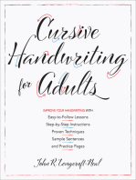 Cursive Handwriting for Adults: Improve Your Handwriting