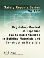 Regulatory Control of Exposure Due to Radionuclides in Building Materials and Construction Materials