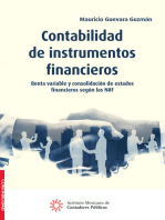 Contabilidad de instrumentos financieros: Renta variable y consolidación de estados financieros según las NIIF