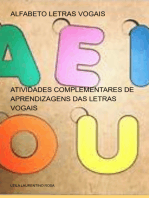 Alfabeto Letras Vogais