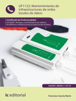 Mantenimiento de infraestructuras de redes locales de datos. ELES0209