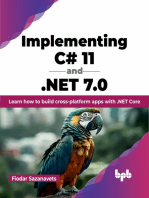 Implementing C# 11 and .NET 7.0: Learn how to build cross-platform apps with .NET Core (English Edition)