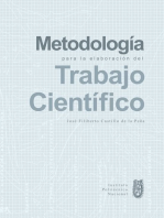 Metodología para la elaboración del trabajo científico