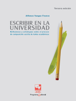 Escribir en la universidad: Reflexiones y estrategias sobre el proceso de composición escrita de textos académicos