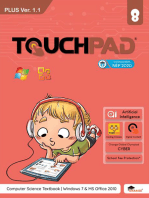 Touchpad Plus Ver. 1.1 Class 8: Windows 7 & MS Office 2010