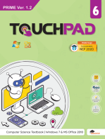 Touchpad Prime Ver. 1.2 Class 6: Windows 7 & MS Office 2010