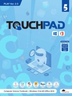 Touchpad Play Ver 2.0 Class 5: Windows 10 & MS Office 2016