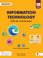 Trackpad Information Technology for Class 10: CODE 402 | Skill Education, Based on Windows & OpenOffice