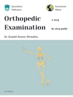 Orthopedic Examination - a Step by Step Guide: Black and White Print