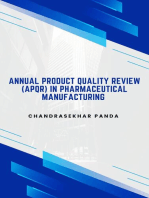 Annual Product Quality Review (APQR) in Pharmaceutical Manufacturing