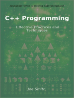 C++ Programming: Effective Practices and Techniques